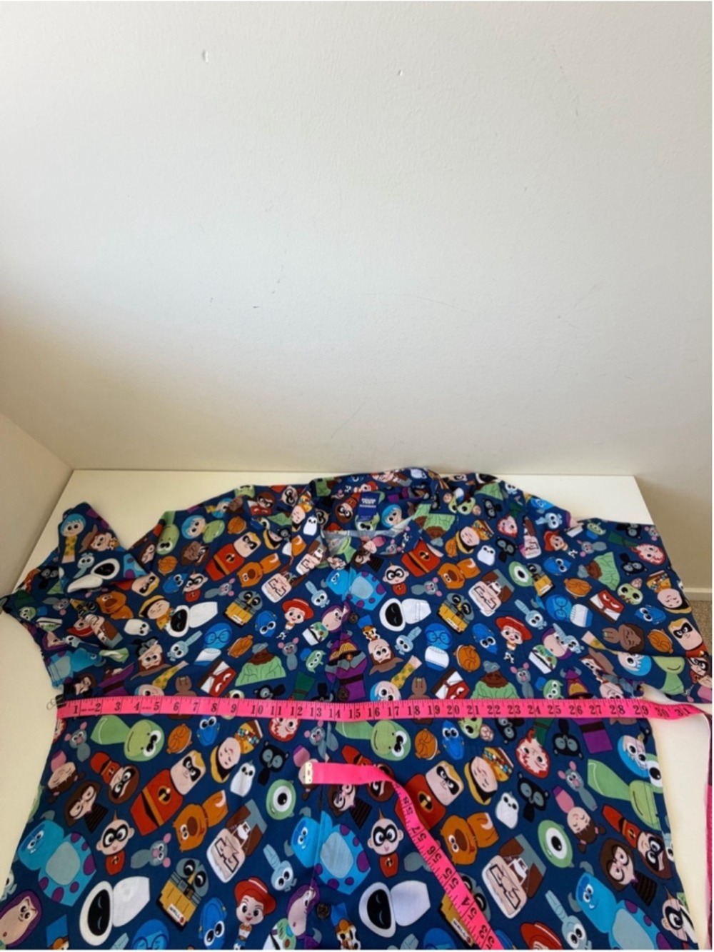 NWOT Disney Parks Disneyland Pixar Fest Passholder Exclusive Button Up Shirt XXL - Picture 6 of 8